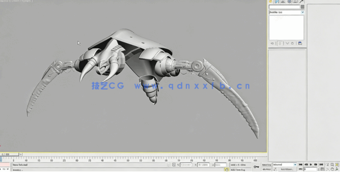 [3dsmax] 3dsmax机械武器与怪兽实例制作视频教程 3D PALACE THE(图5)