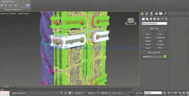 [3dsmax] 3dsmax高级游戏场景建模实例制作视频教程(图1)
