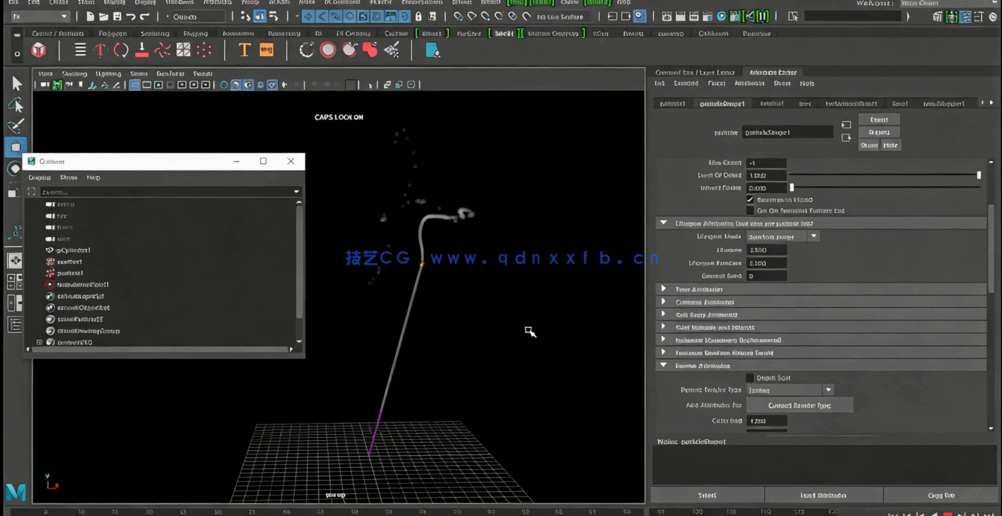 Maya中粒子系统核心技术训练视频教程(图6)