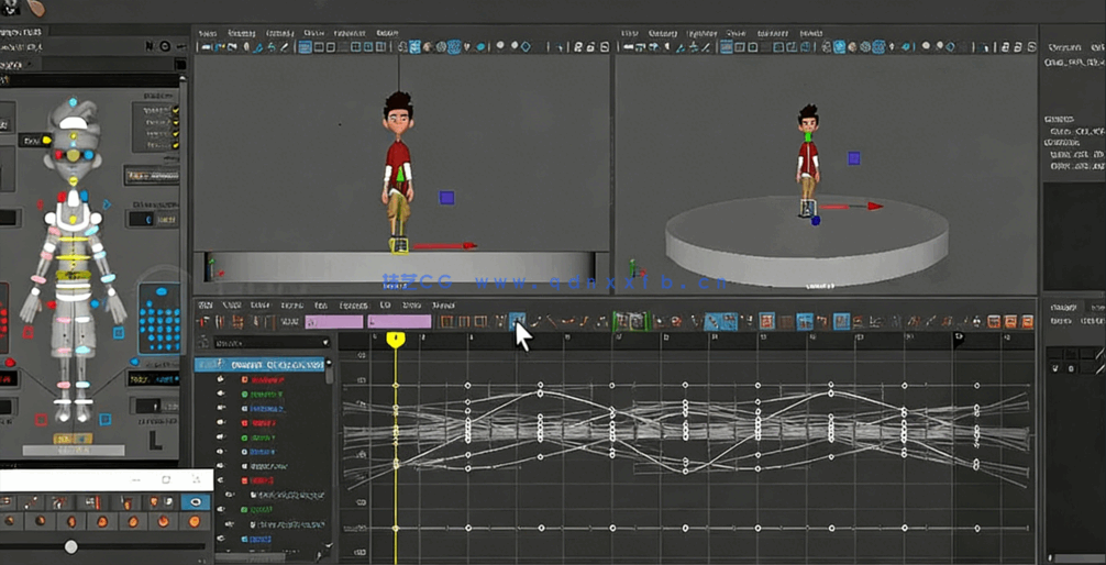 Maya人物角色视觉故事情景动画技术视频教程(图3)
