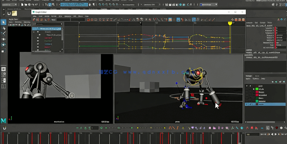 Maya复杂格斗游戏动画技术训练视频教程(图3)