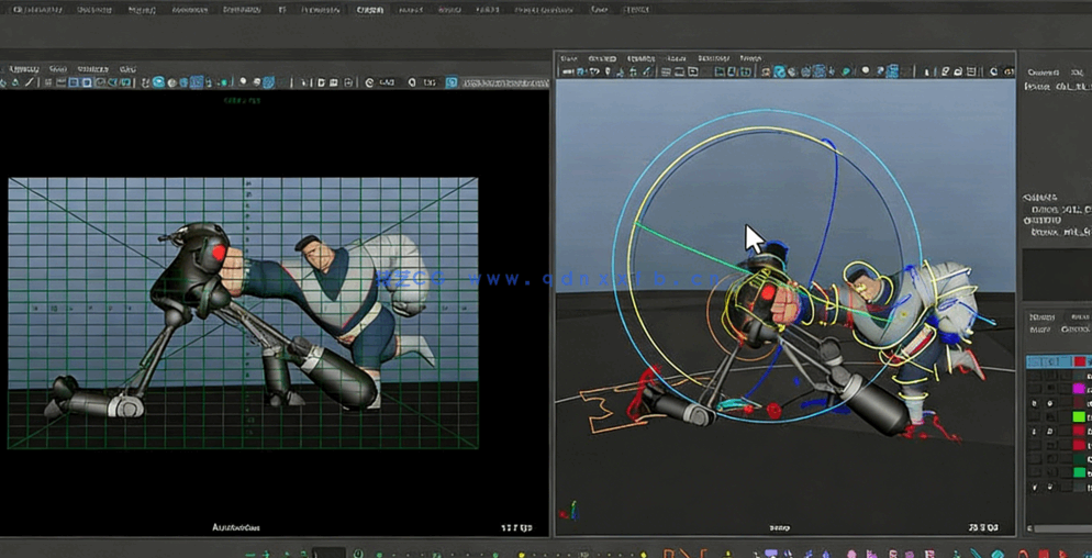 Maya复杂格斗游戏动画技术训练视频教程(图4)