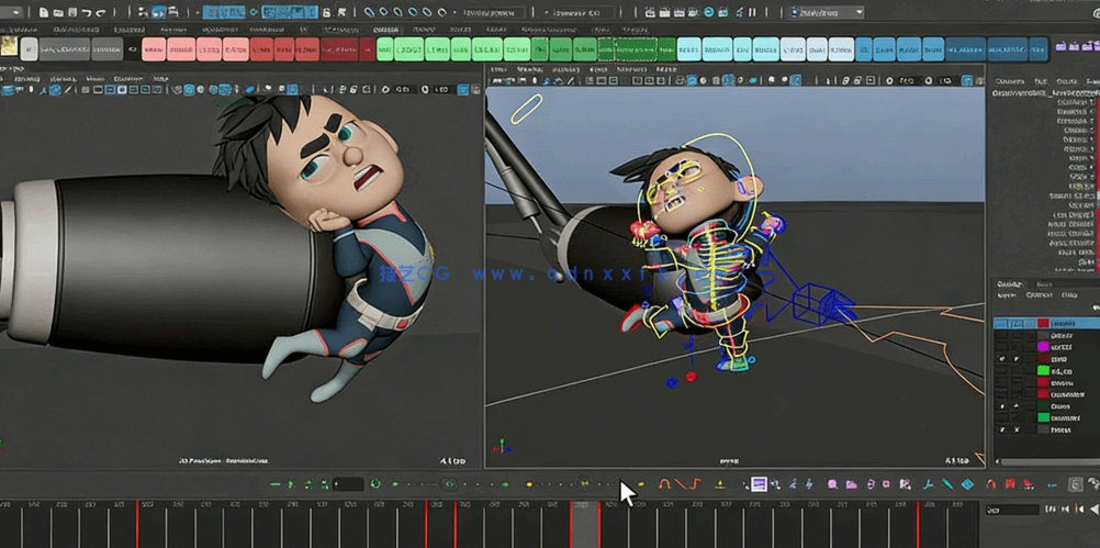 Maya复杂格斗游戏动画技术训练视频教程(图6)