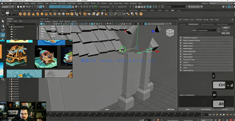 Maya建模与动画制作流程核心技术训练视频教程(图6)