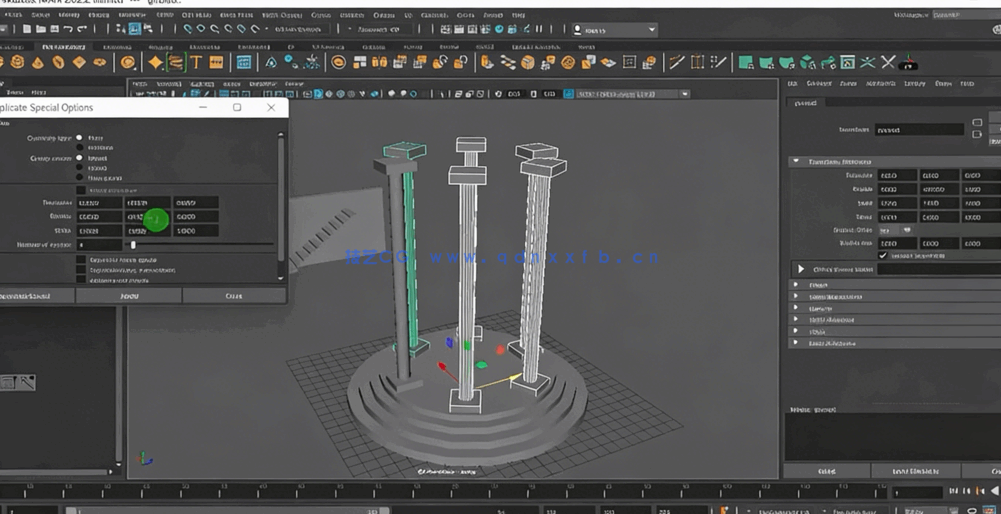 Maya 3D建模初学者入门实例训练视频教程 (图3)