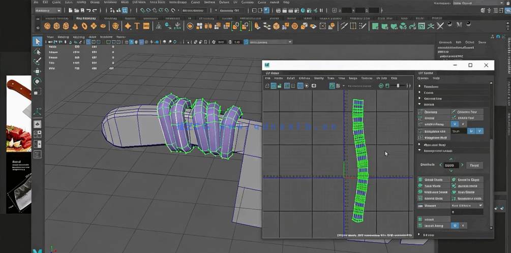 Maya Zbrush与Substance Painter游戏砍刀实例制作视频教程(图2)