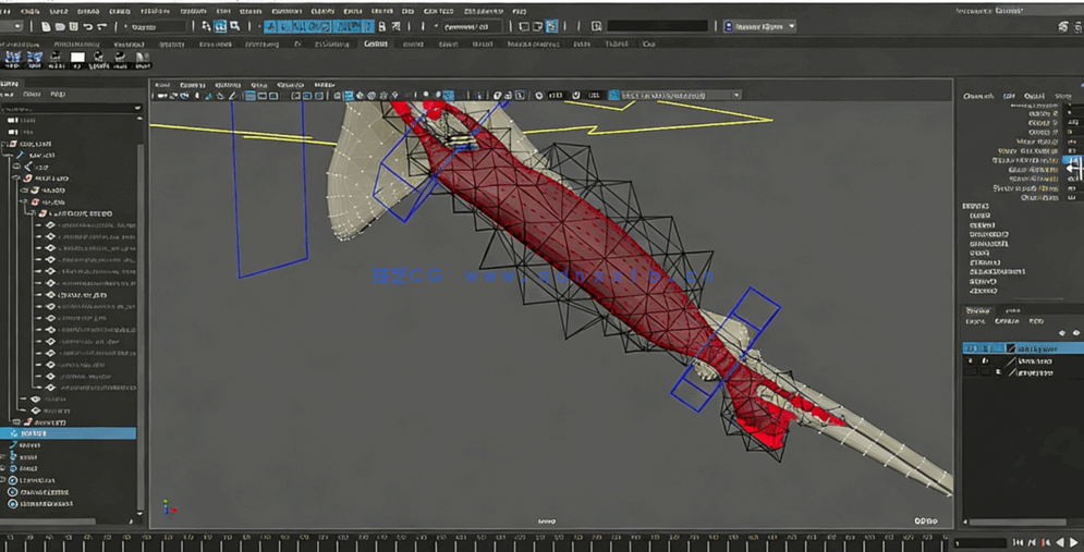 Maya中Ziva VFX人体骨骼组织模拟动画视频教程第一季(图2)