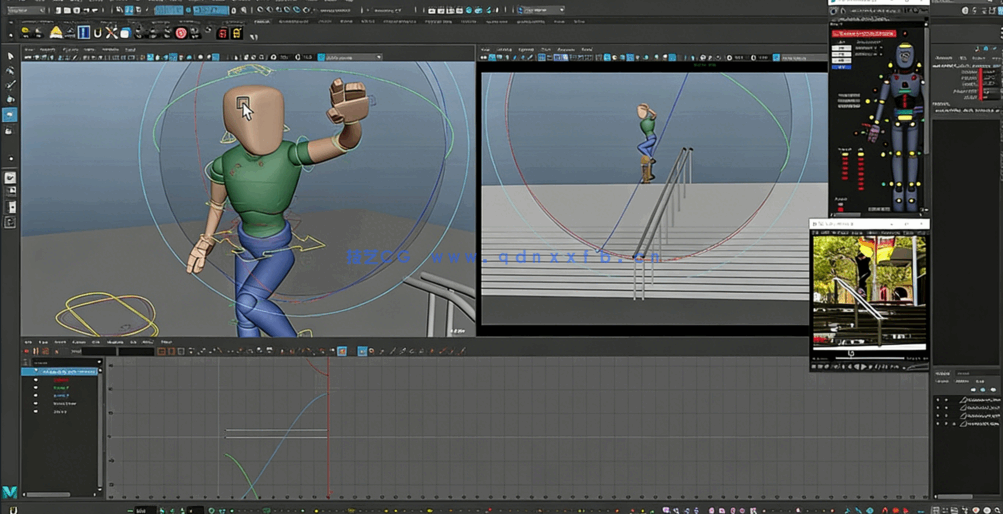  梦工厂大神Maya人体力学动画制作大师级视频教程(图4)