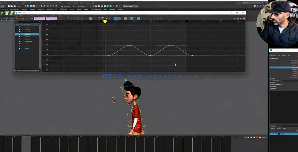 Maya行走循环动画实例制作视频教程(图5)