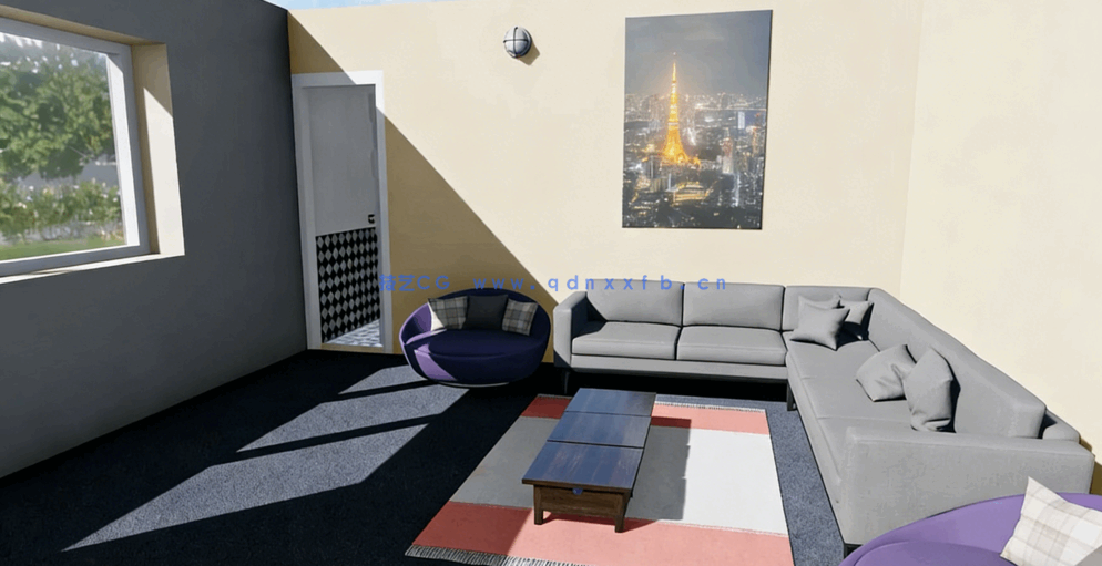 Maya与Lumion从2D平面图转化为3D逼真渲染工作流程视频教程(图2)