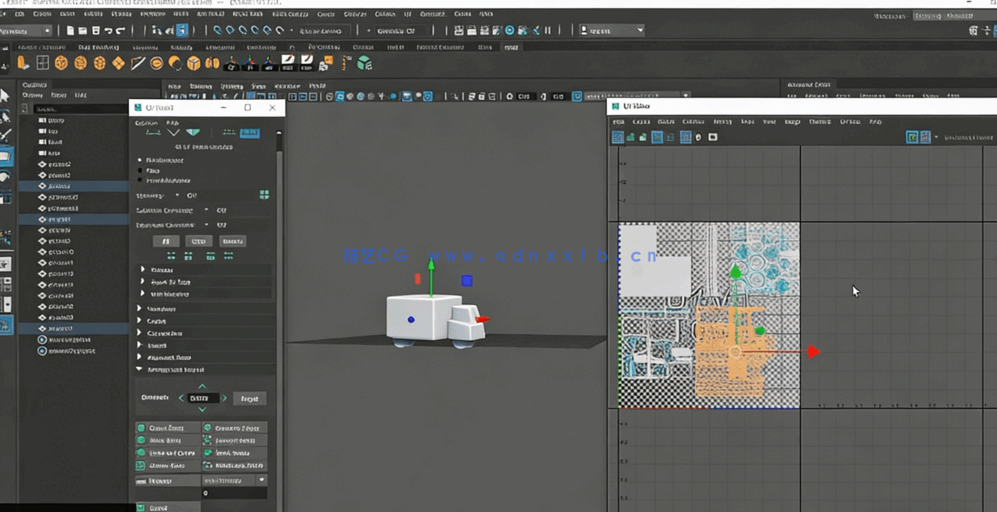 Maya与SP低多边形纹理制作训练视频教程(图6)