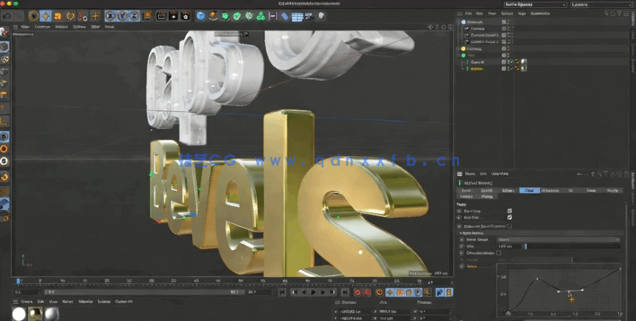  Cinema 4D文字文本排版设计动画技术视频教程(图4)