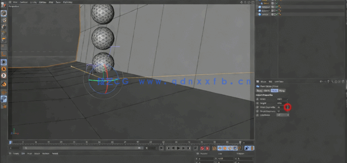 C4D中Redshift软体柔体反弹跳跃制作技术视频教程(图2)