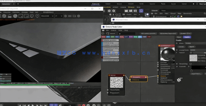 C4D 3D笔记本电脑宣传片实例制作全流程视频教程(图6)