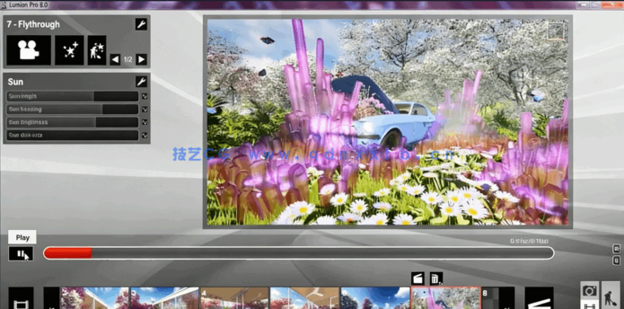 C4D 3Dsmax和Lumion梦幻场景动画实例制作视频教程(图2)