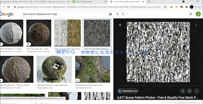 C4D与Octane逼真自然树场景实例制作视频教程(图7)