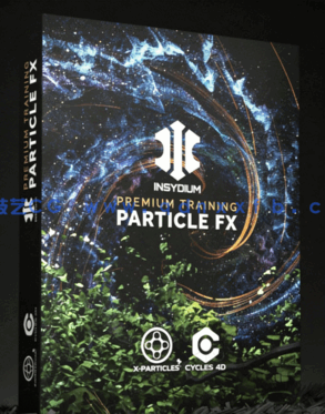 C4D中X-Particles粒子特效6个场景大师级实例制作视频教程(图1)
