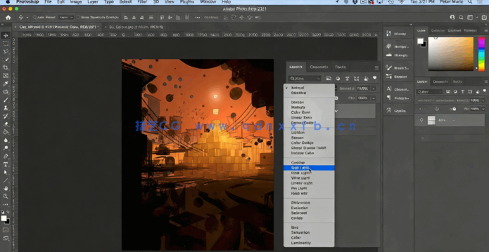 C4D与PS反乌托邦城市概念设计实例制作视频教程(图5)