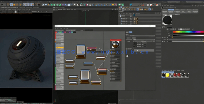 C4D与Octane汽车可视化渲染技术视频教程(图6)