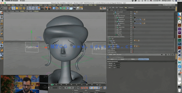 Cinema 4D角色从建模到绑定动画完整技术视频教程(图2)