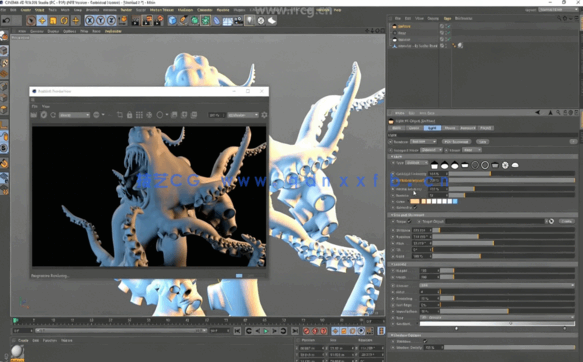 C4D中Light Kit Pro灯光照明预设使用技术视频教程(图4)