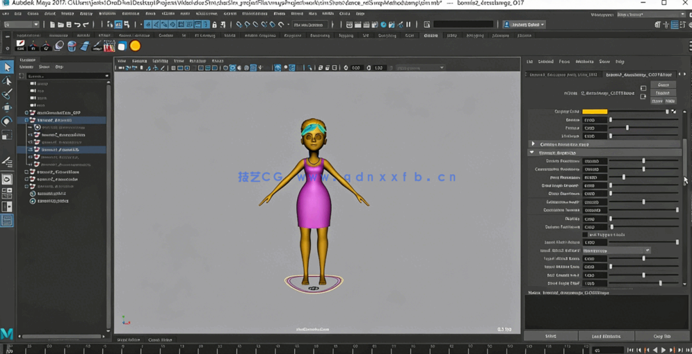 Maya迪斯尼艺术家Josh Sobel人物角色动画模拟技术训练视频教程(图5)