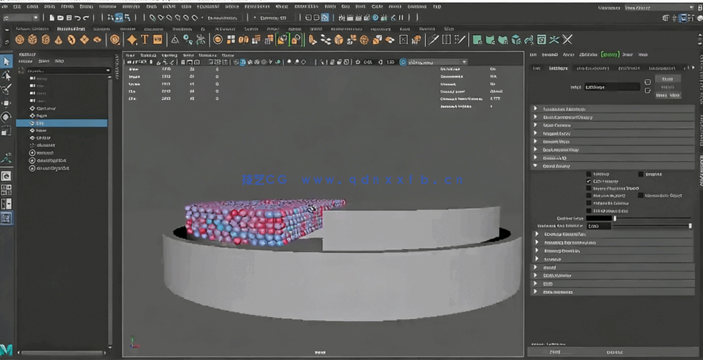 Maya中nparticles粒子动力模拟技术视频教程(图1)