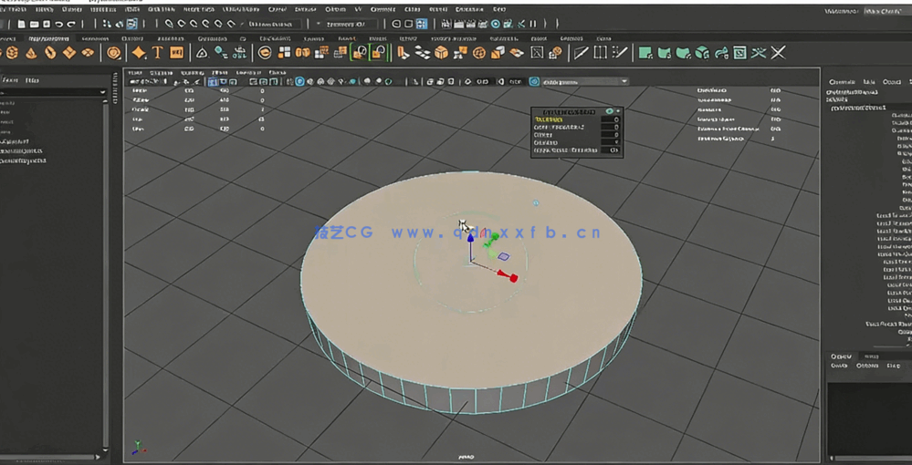 Maya中nparticles粒子动力模拟技术视频教程(图2)