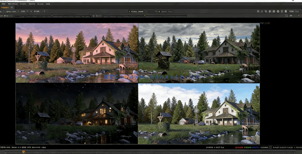 Maya与Arnold室外建筑场景灯光照明技术训练视频教程(图2)