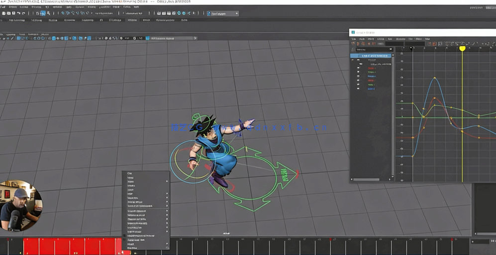 Maya七龙珠悟空绑定动画制作视频教程(图2)