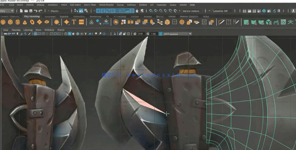 Maya Zbrush与SP游戏武器建模和纹理设计视频课程(图3)
