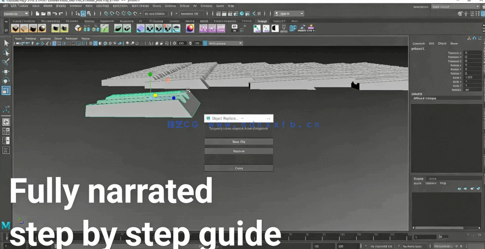 Maya与PS屋顶瓦片从建模到纹理完整制作流程视频课程(图2)