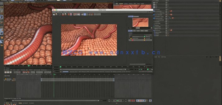C4D模拟细胞在血管流动动画视频教程 (图3)