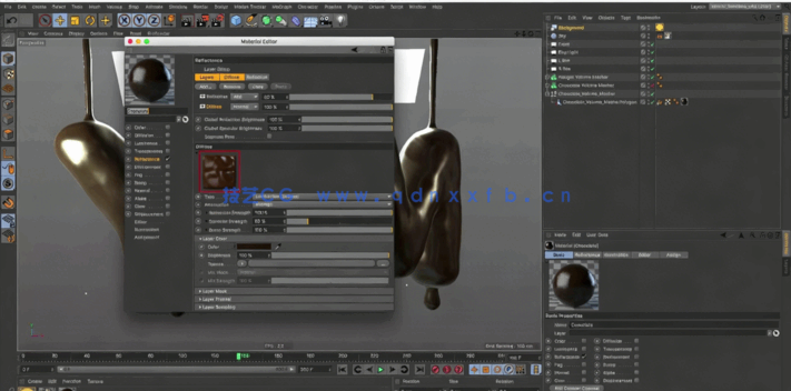 Cinema 4D液体滴漏技术训练视频教程(图4)