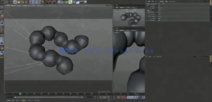 C4D医疗内窥镜腔内镜动画视频教程(图2)