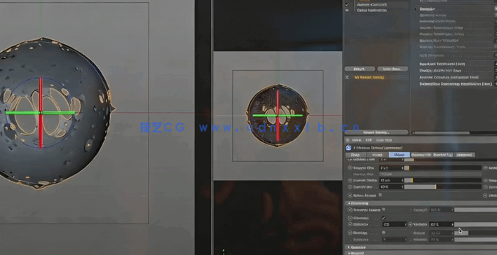 C4D中X-Particles粒子插件制作恐龙蛋星球视频教程(图2)