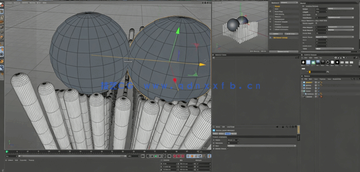 C4D抽象物质构建实例训练视频教程 (图2)