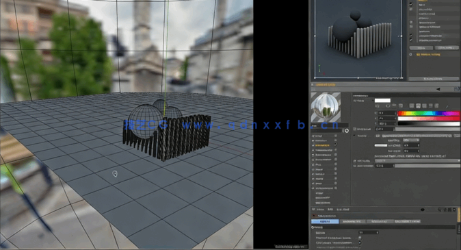 C4D抽象物质构建实例训练视频教程 (图3)