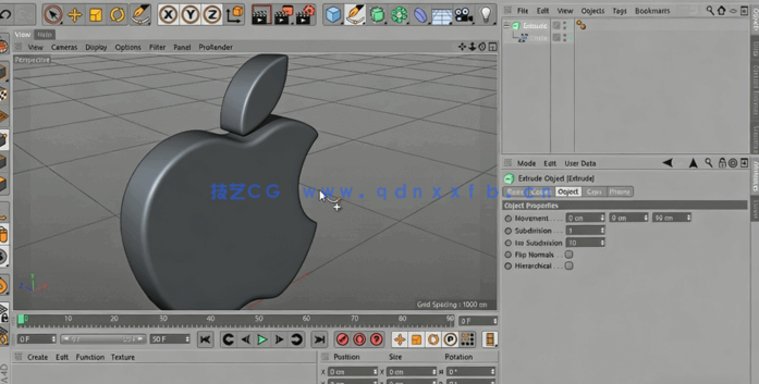 C4D样条线建模技术基础训练视频教程 (图4)