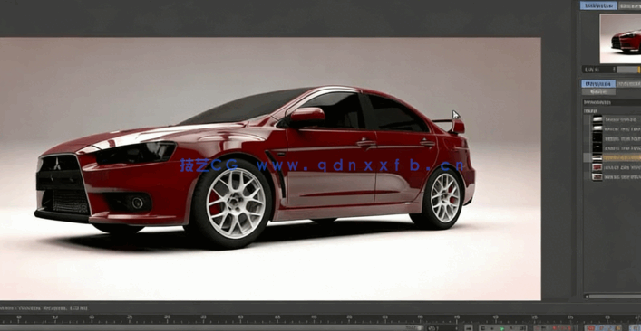 C4D高级汽车渲染视频教程(图3)