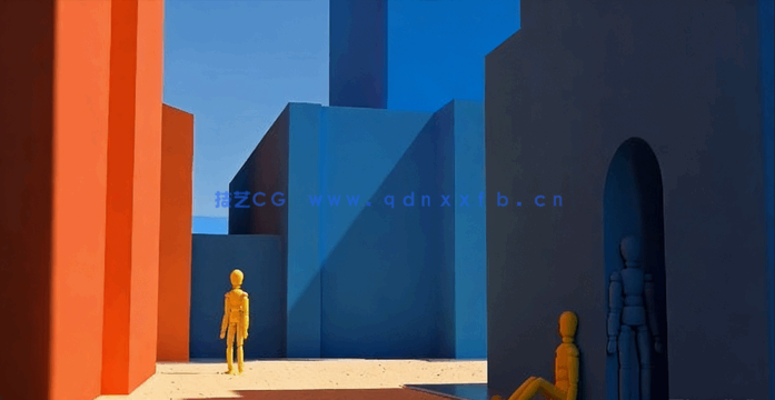 C4D未来科幻概念场景完整制作流程视频教程 (图3)