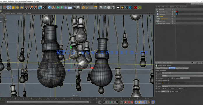C4D高级教程 用OC渲染器渲染发光的电灯泡(图2)