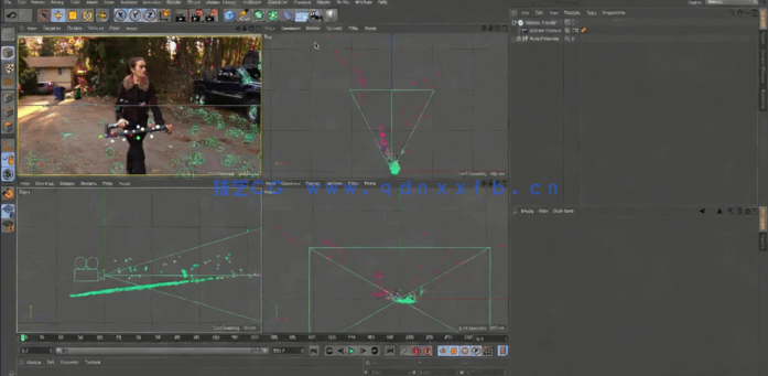 Cinema 4D摄像机跟踪对象技术训练视频教程(图4)