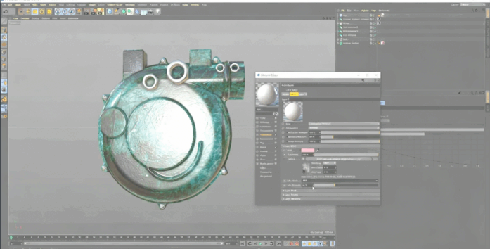 超火佩奇鼓风机C4D建模视频教程(图5)