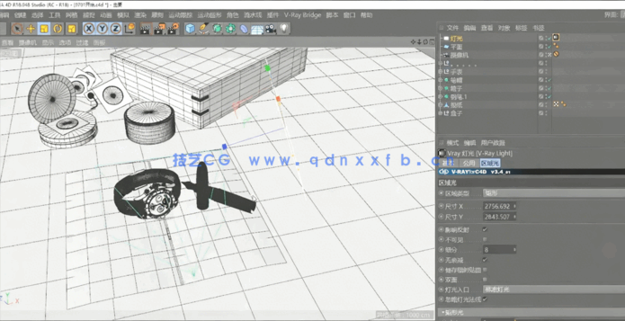 C4D写实渲染VRay渲染器实例视频教程(图4)