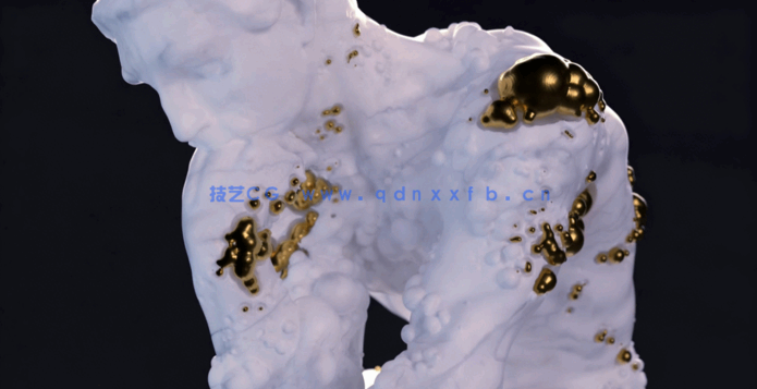 C4D超酷聚合消散艺术特效实例训练视频教程 (图4)