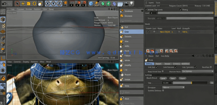 C4D影视角色雕刻技术实例训练视频教程(图3)