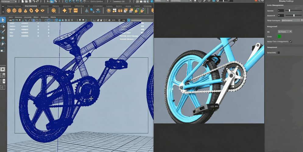 Maya逼真自行车硬表面建模完整制作流程视频教程(图2)