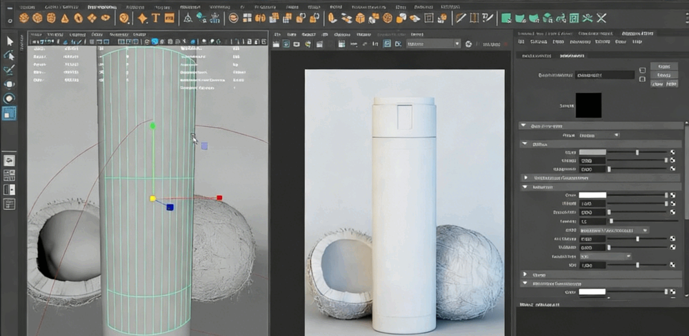 Maya与Rdshift化妆品产品级渲染实例训练视频教程(图4)