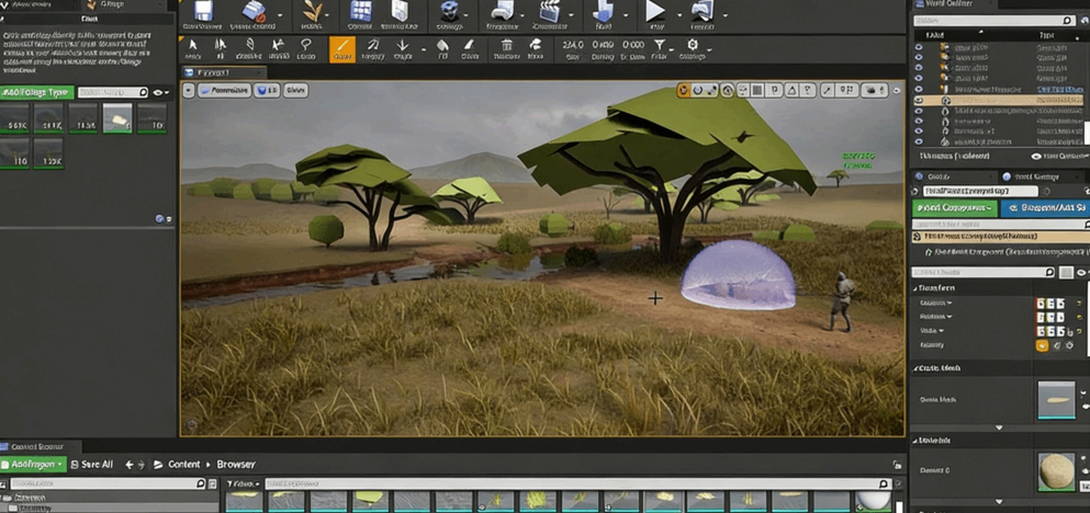 Maya顽皮狗艺术家为游戏创建复杂植被游戏环境视频教程(图6)